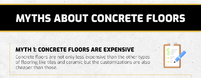 Myths About Concrete Floors