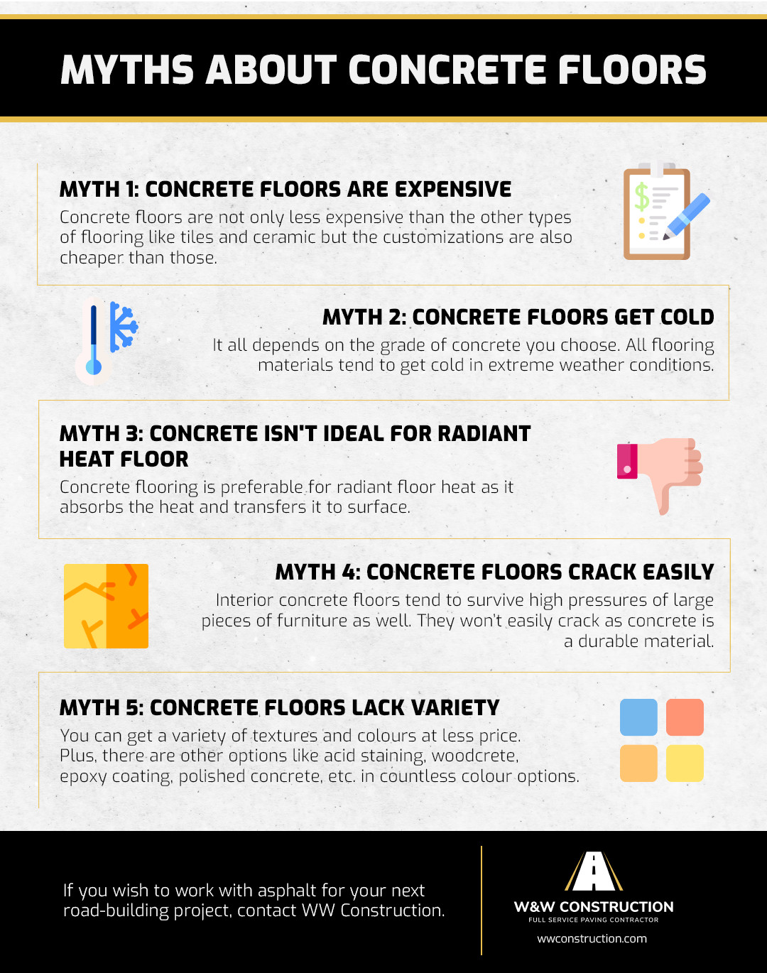 Myths About Concrete Floors